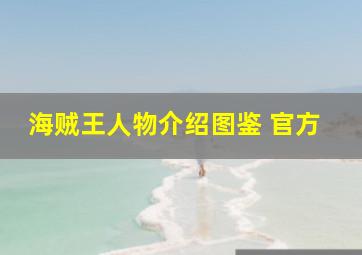 海贼王人物介绍图鉴 官方